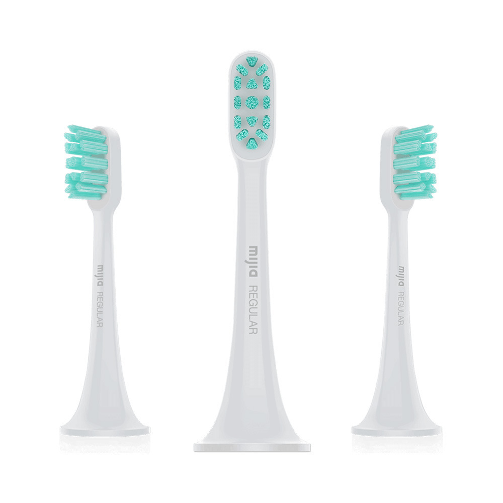 Sonic Electric Toothbrush Head 3Piece Universal Smart Replacement Head Soft Hair Small Brush Head International Version