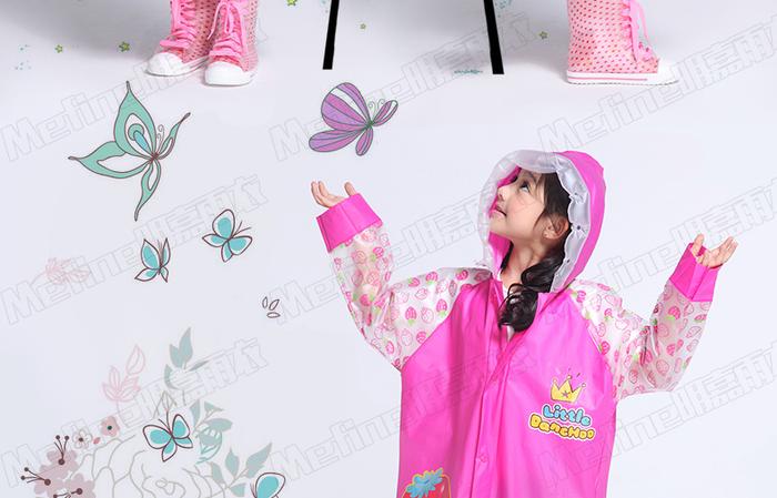 Manufacturers selling packs inflatable Hat child raincoat with Backpack reflective bar fashion beauty Manufacturers selling packs inflatable Hat child raincoat with Backpack reflective bar fashion beauty