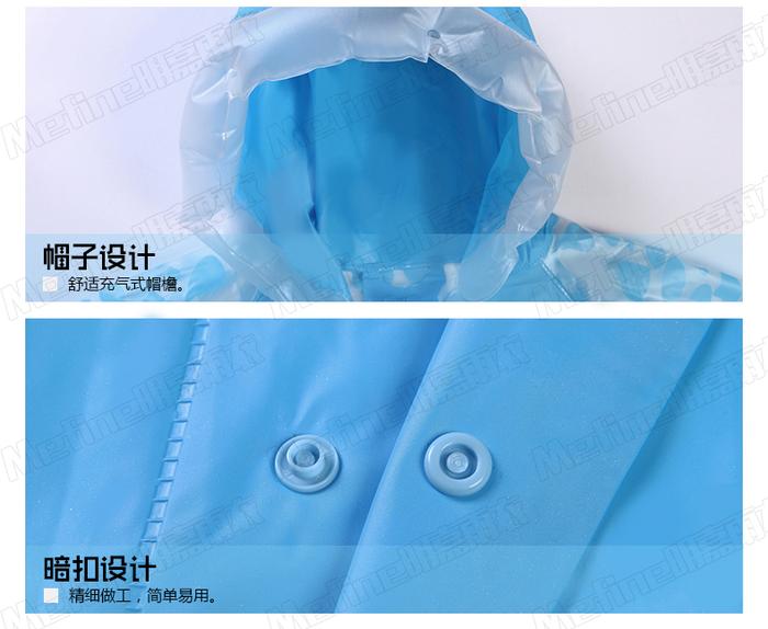 Manufacturers selling packs inflatable Hat child raincoat with Backpack reflective bar fashion beauty Manufacturers selling packs inflatable Hat child raincoat with Backpack reflective bar fashion beauty