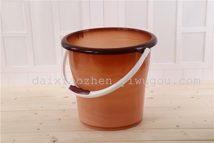 Plastic bucket high imitation jade bucket hand bucket with cover bucket. Plastic bucket high imitation jade bucket hand bucket with cover bucket.