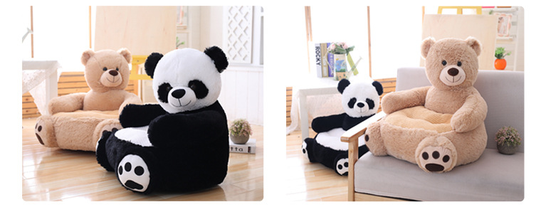 Cartoon sofa children sofa home cushion Panda unicorn sofa plush the toy unicorn teddy bear sofa leather shell Cartoon sofa children sofa home cushion Panda unicorn sofa plush the toy unicorn teddy bear sofa leather shell