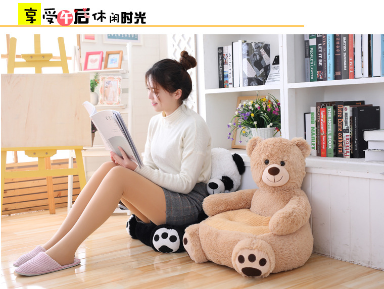 Cartoon sofa children sofa home cushion Panda unicorn sofa plush the toy unicorn teddy bear sofa leather shell Cartoon sofa children sofa home cushion Panda unicorn sofa plush the toy unicorn teddy bear sofa leather shell