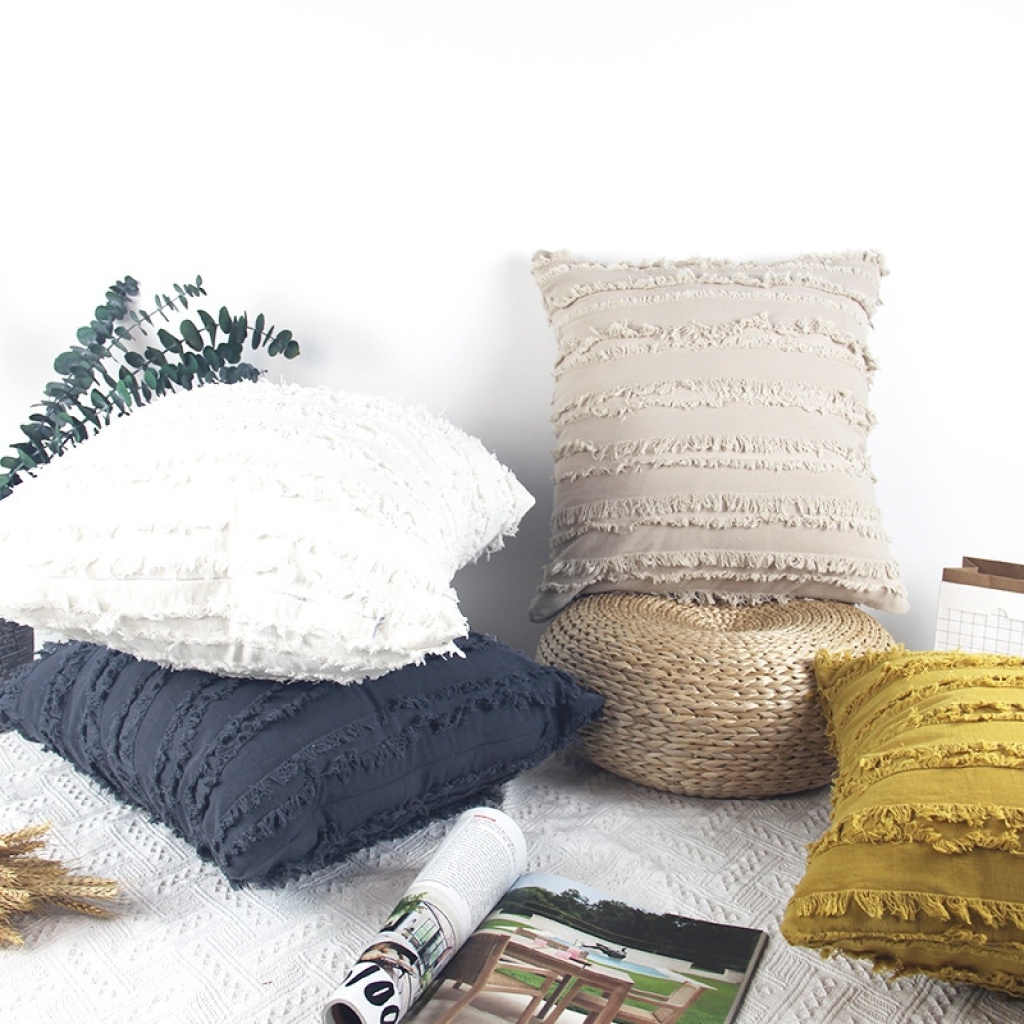 Cross-Border Cotton Cushion Ins Style Pure Cotton Home Decoration Sofa Pillow Cushion Cross-Border Cotton Cushion Ins Style Pure Cotton Home Decoration Sofa Pillow Cushion