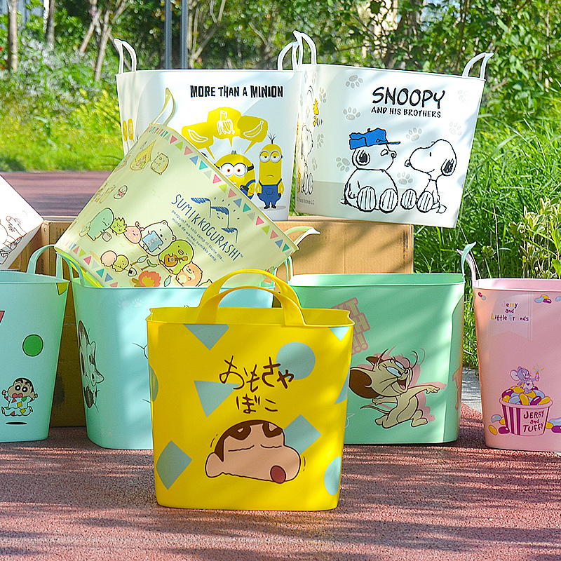 IP Pattern Customized Laundry Basket Digital Sesame Street Storage Basket Snoopy Pattern Sundries Storage Basket