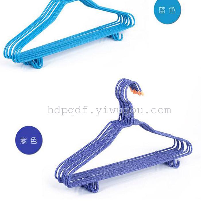 Wire PVC coat hang hanger hangers wholesale clothing for adult support Wire PVC coat hang hanger hangers wholesale clothing for adult support
