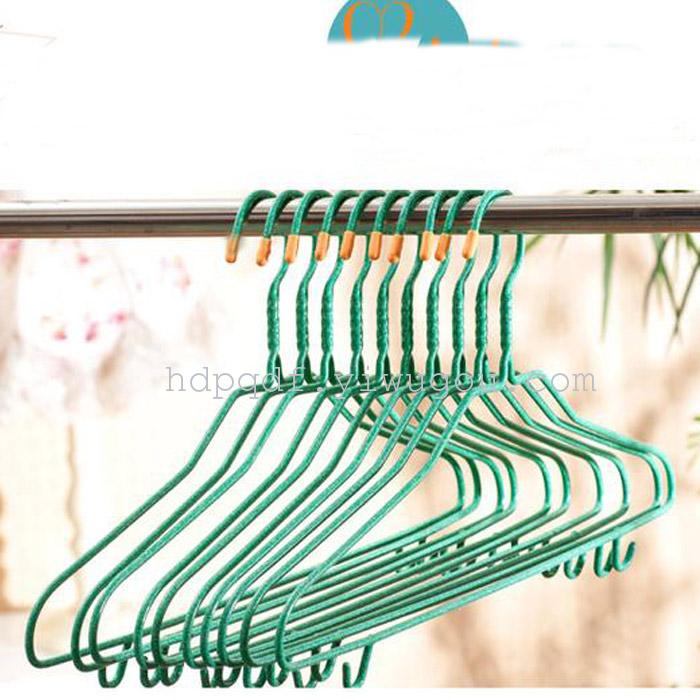 Wire PVC coat hang hanger hangers wholesale clothing for adult support Wire PVC coat hang hanger hangers wholesale clothing for adult support