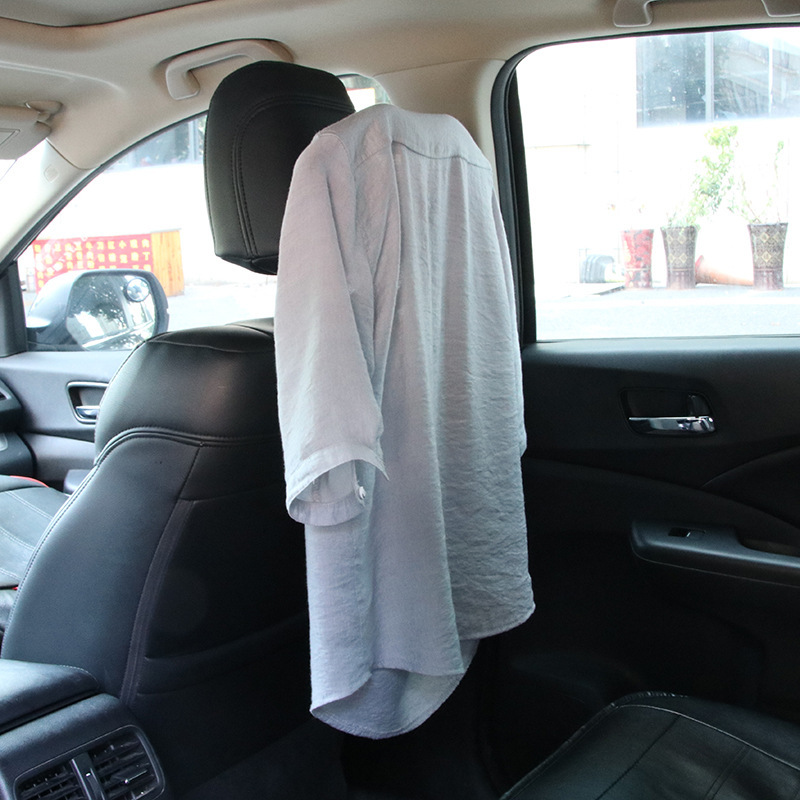 Hanger for Car Stainless Steel Coat Hanger Car Pu Hanger Support Car Suit Hanger Car Seat Back Hanger