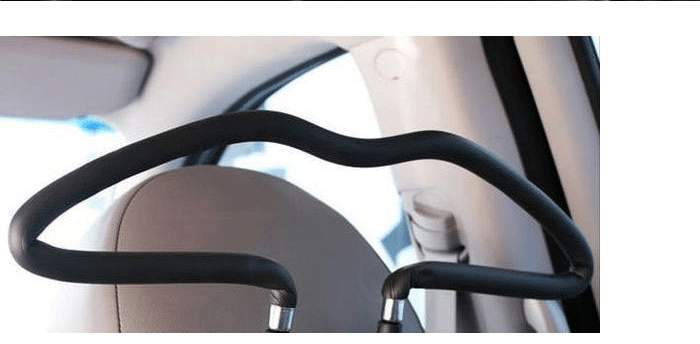 Hanger for Car Stainless Steel Coat Hanger Car Pu Hanger Support Car Suit Hanger Car Seat Back Hanger
