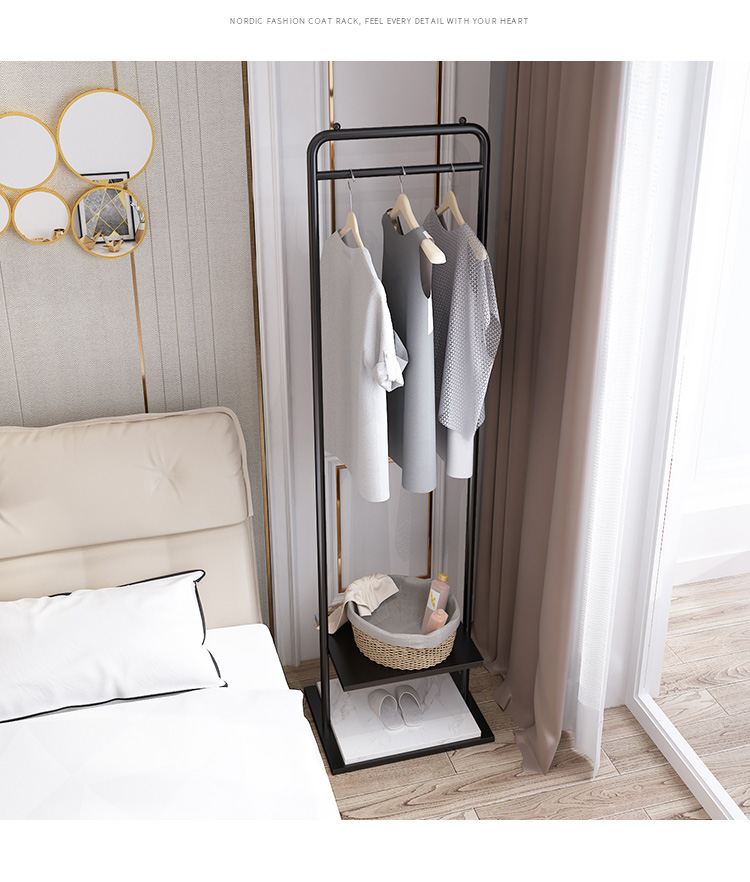 Clothes Hanger Floor Coat Rack Bedroom Internet Celebrity Clothing Store Clothes Hanger Clothes Rack Mild Luxury Marble