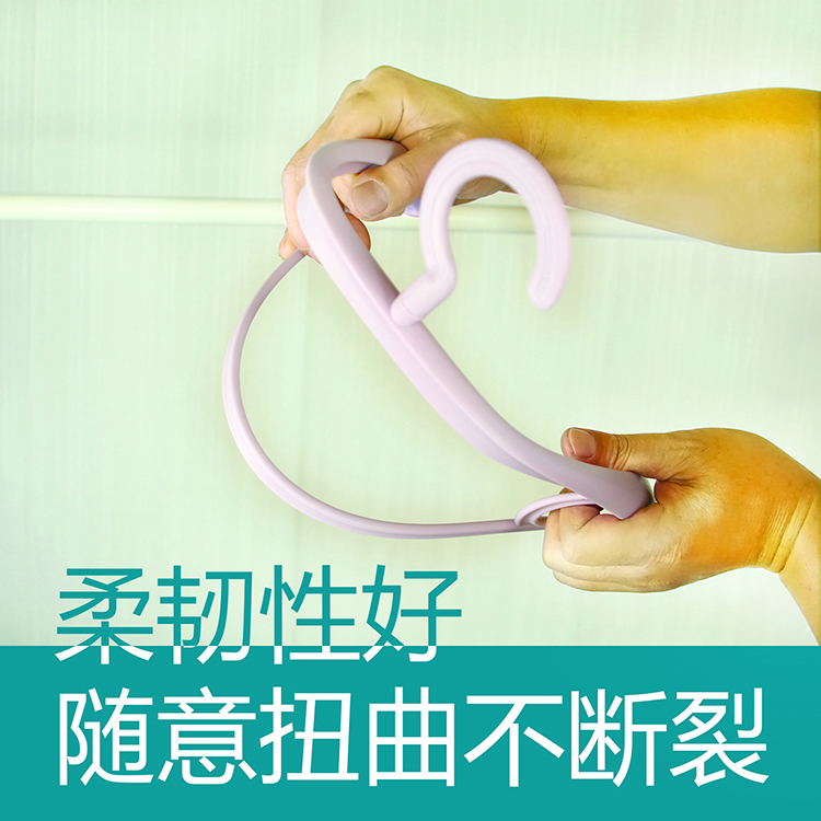 Coat Hanger Clothes Hanger Adult Clothes Hanger Bedroom Space-Saving Household Thick Clothes Hanger