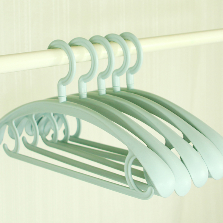 Coat Hanger Clothes Hanger Adult Clothes Hanger Bedroom Space-Saving Household Thick Clothes Hanger