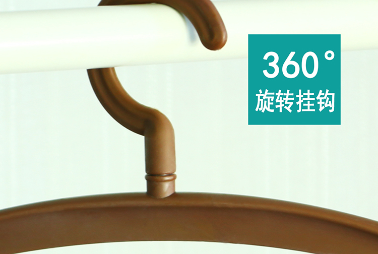 Coat Hanger Clothes Hanger Adult Clothes Hanger Bedroom Space-Saving Household Thick Clothes Hanger
