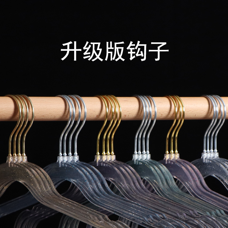   Storage Clothes Hanger Acrylic Hanger Clothing Store Special Transparent Hanger Foreign Trade Hanger Coat Hanger