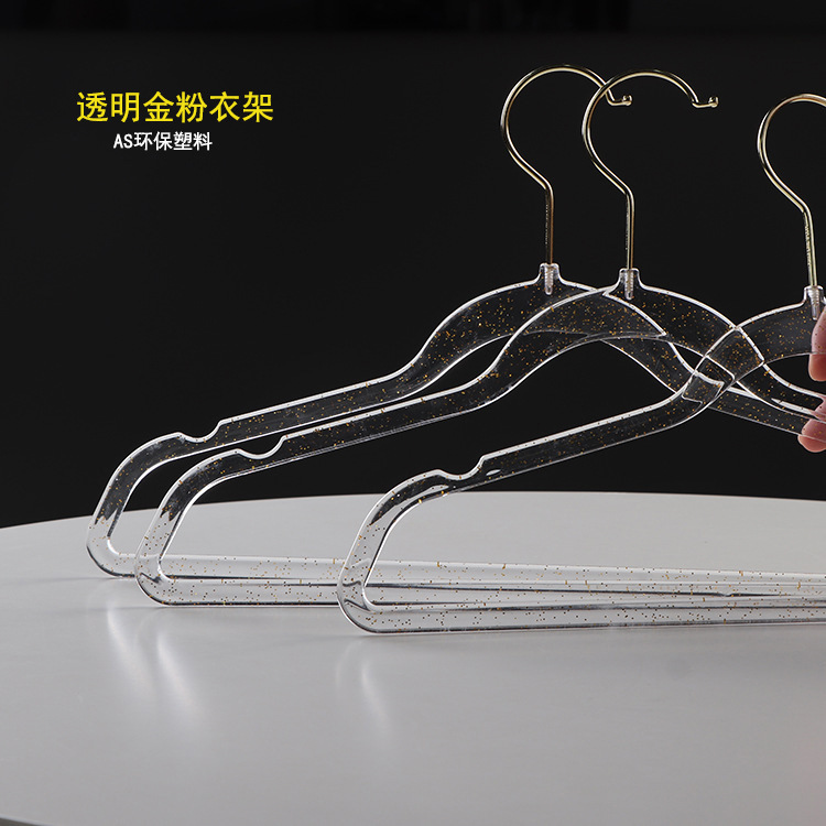   Storage Clothes Hanger Acrylic Hanger Clothing Store Special Transparent Hanger Foreign Trade Hanger Coat Hanger