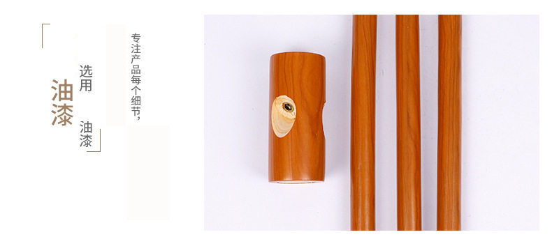 Household Minimalist Solid Wood Hanger Living Room Bedroom Hanger Simple Wood Floor Coat Stand