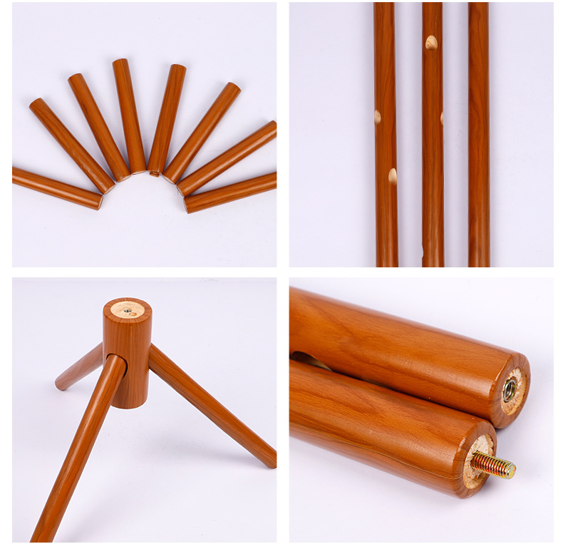 Household Minimalist Solid Wood Hanger Living Room Bedroom Hanger Simple Wood Floor Coat Stand