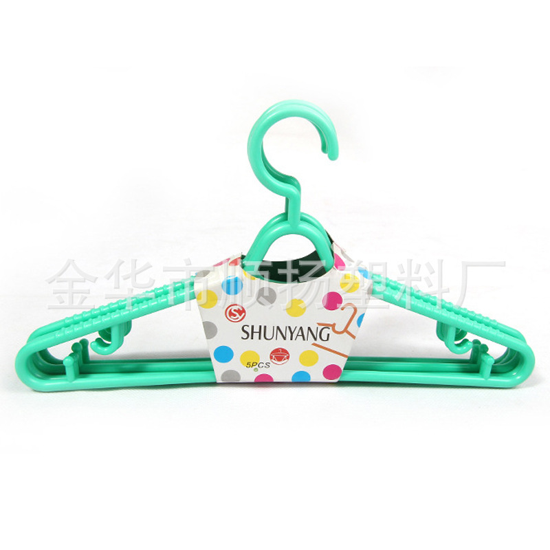 Supply plastic hangers foreign trade children&#039;s hangers hangers drying rack