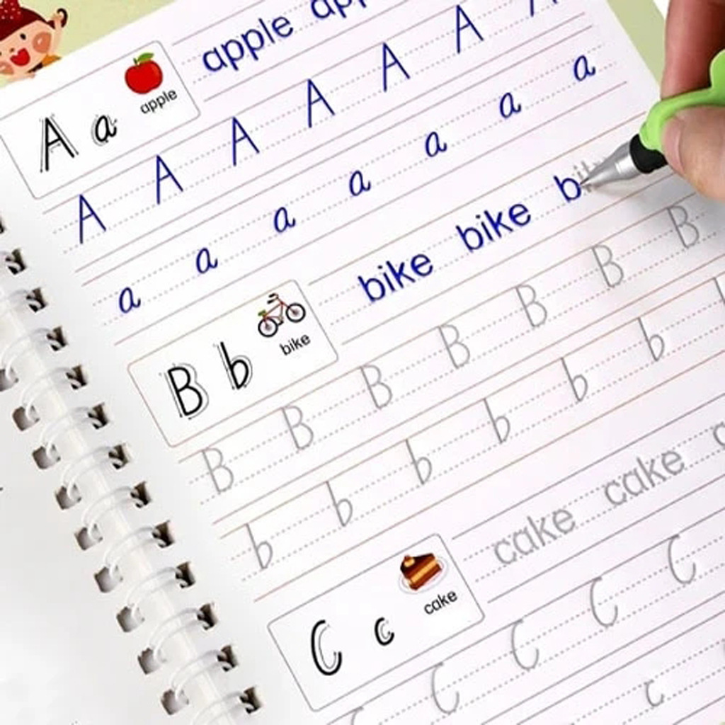 Simple Hand Lettering Calligraphy Practice Board Student Magic Magic Writing Practice Pen Set