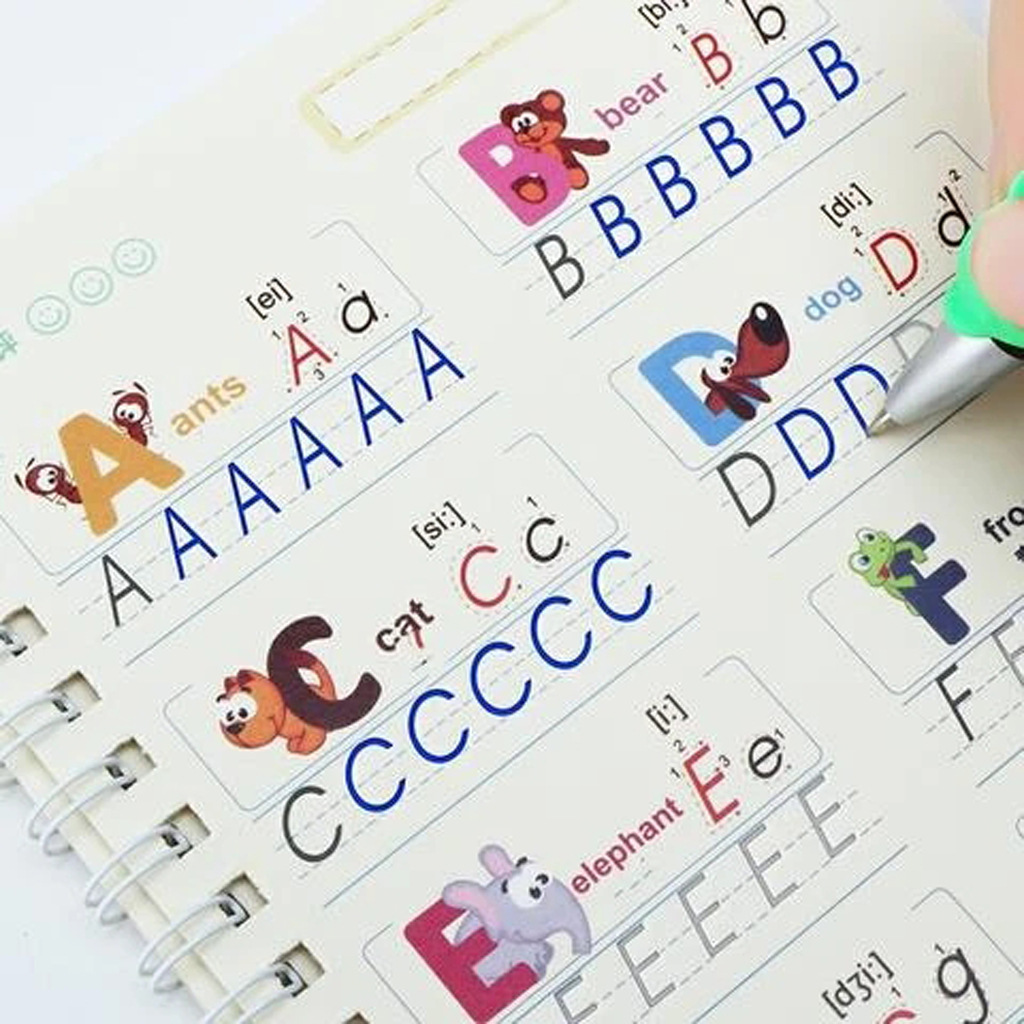Simple Hand Lettering Calligraphy Practice Board Student Magic Magic Writing Practice Pen Set