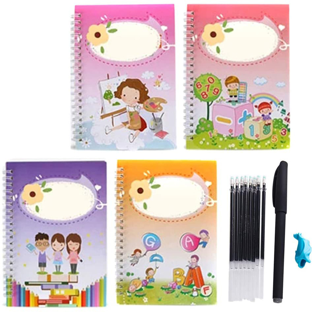 Simple Hand Lettering Calligraphy Practice Board Student Magic Magic Writing Practice Pen Set