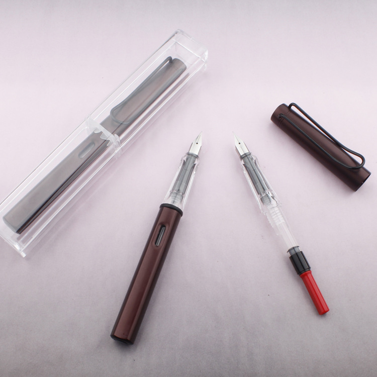 Color Positive Posture Iridium Gold Pen Student Customized Calligraphy Practice Set with Business Inscribed Gift
