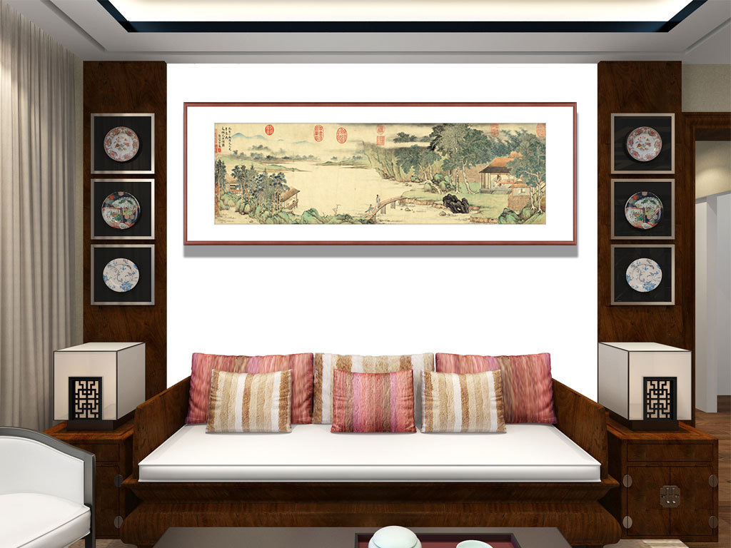Painting Core Wholesale Custom Living Room Decorative Painting Traditional Chinese Painting Antique Calligraphy painting