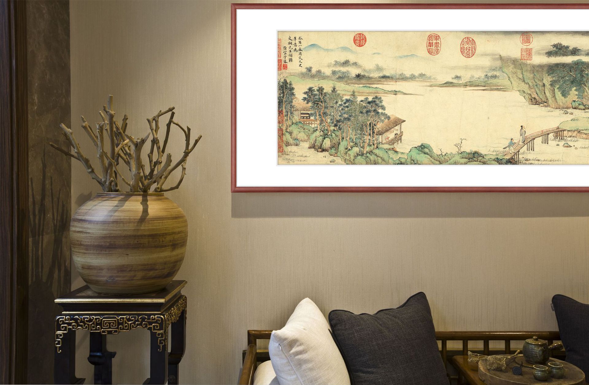Painting Core Wholesale Custom Living Room Decorative Painting Traditional Chinese Painting Antique Calligraphy painting