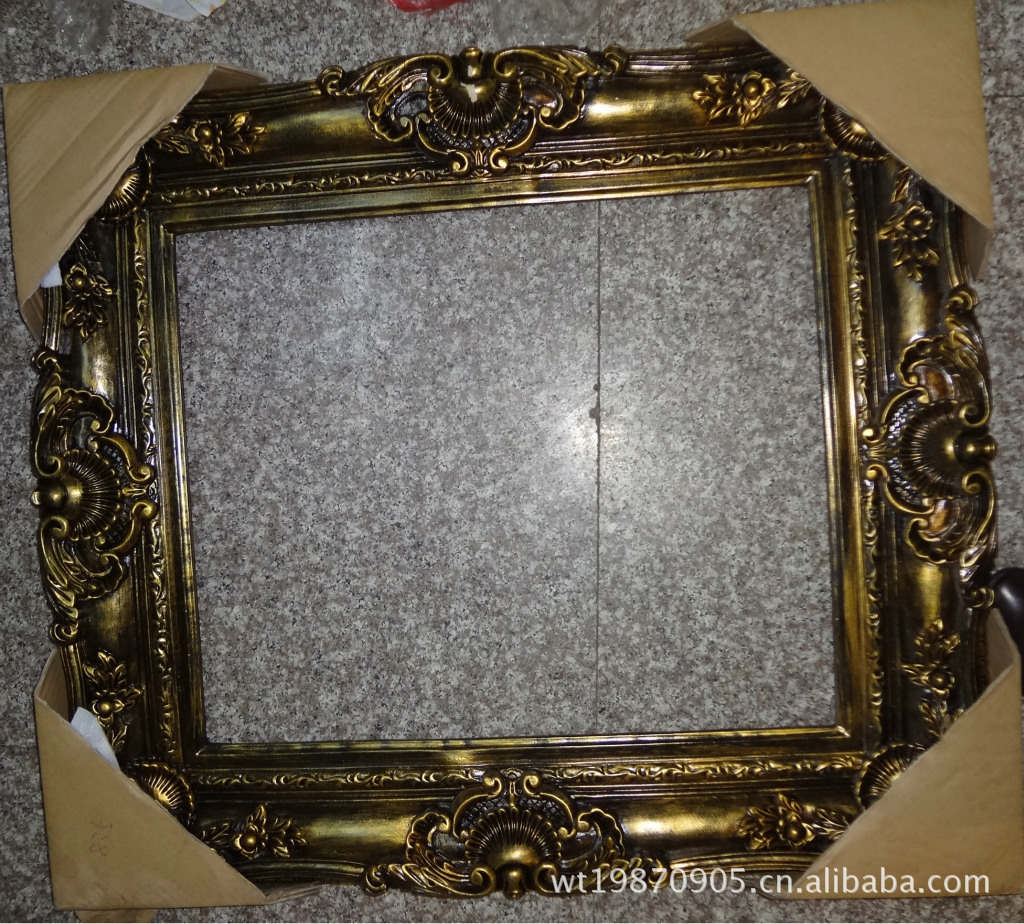 Antique Resin Photo Frame Carved European Canvas Frame Factory Direct Sales Cheap Wholesale 90x120 Gold Antique Resin Photo Frame Carved European Canvas Frame Factory Direct Sales Cheap Wholesale 90x120 Gold