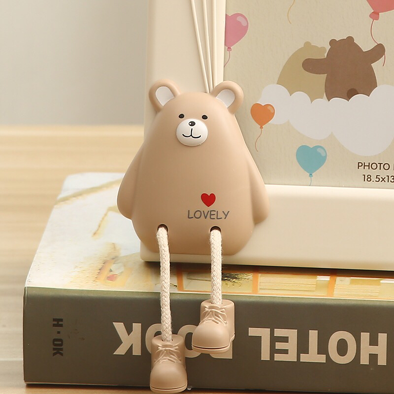 Haotao Photo Frame HT-TF1134 Hanging Foot Bear 7-Inch Vertical Version (2 Colors) Haotao Photo Frame HT-TF1134 Hanging Foot Bear 7-Inch Vertical Version (2 Colors)