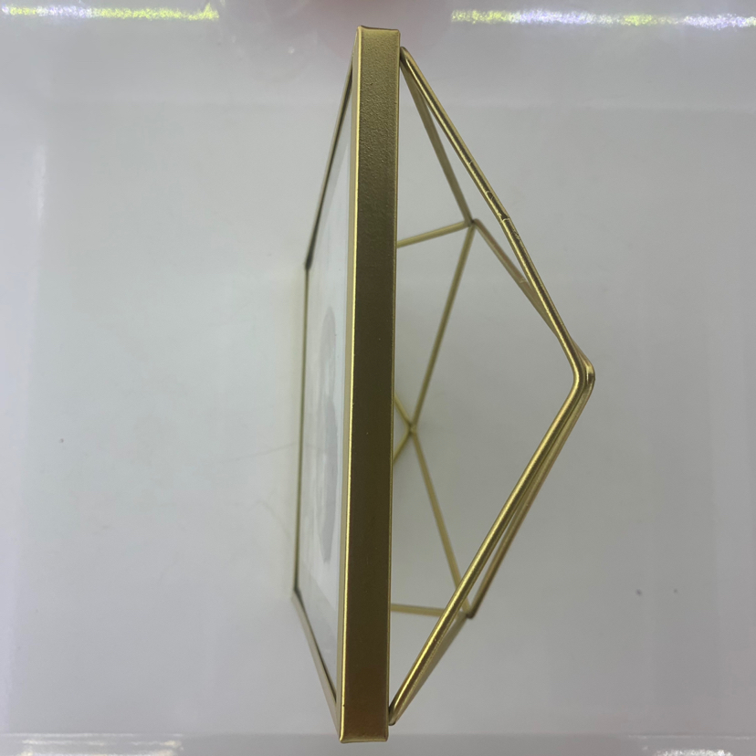 Gentle Times Nordic Geometric Glass Creative Decoration Photo Home Decorative Gift Crafts Metal Photo Frame Gentle Times Nordic Geometric Glass Creative Decoration Photo Home Decorative Gift Crafts Metal Photo Frame