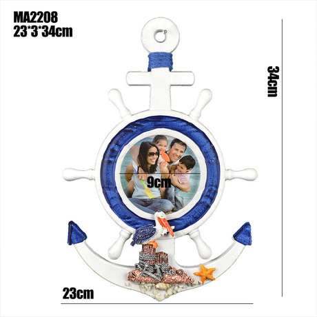Special Price Anchor Photo Frame Creative Pendant Mediterranean Style Helmsman Creative Home MA2208