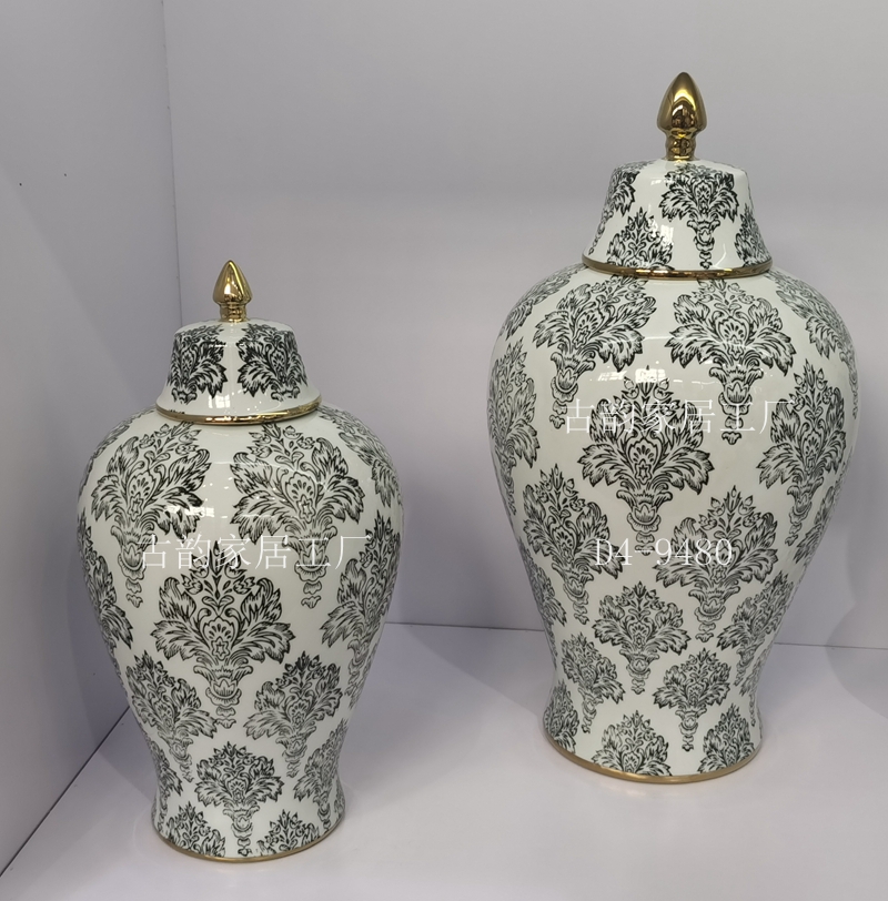 Factory Hot Selling Ceramic Crafts Creative Blue and White Porcelain Craft Ceramic Ornaments Vase Factory Hot Selling Ceramic Crafts Creative Blue and White Porcelain Craft Ceramic Ornaments Vase