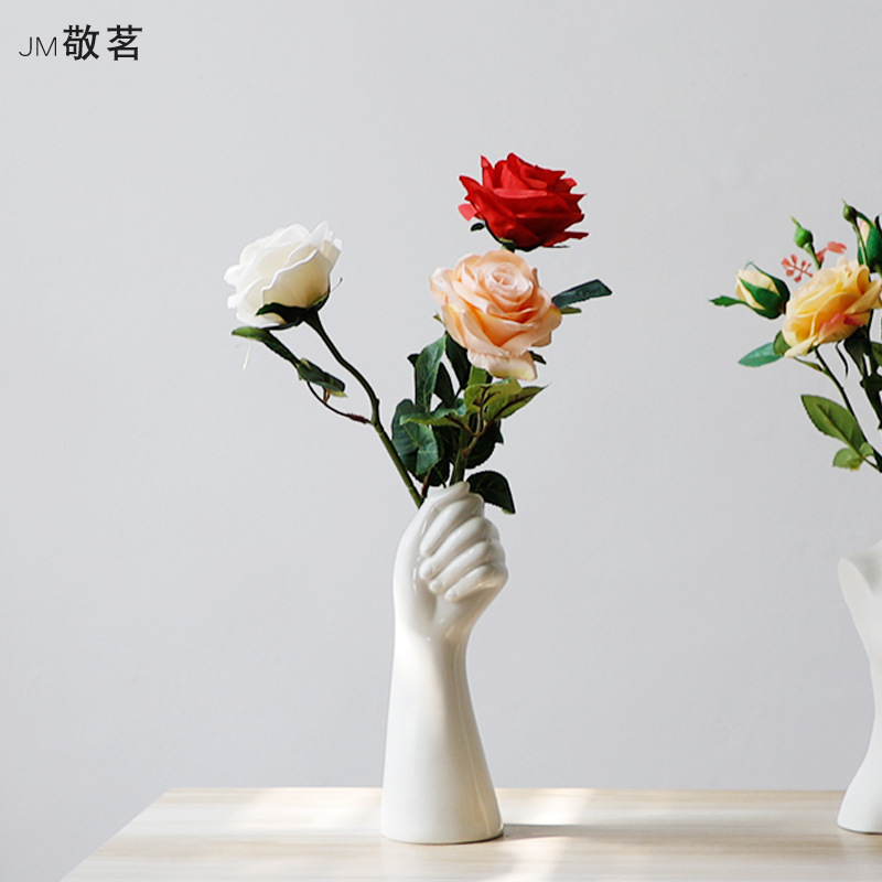 Home Nordic Ins Ceramic Vase Decoration Crafts Creative Decoration Porcelain craft