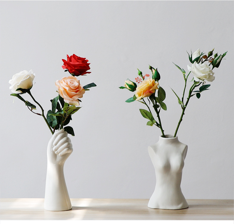 Home Nordic Ins Ceramic Vase Decoration Crafts Creative Decoration Porcelain craft Home Nordic Ins Ceramic Vase Decoration Crafts Creative Decoration Porcelain craft