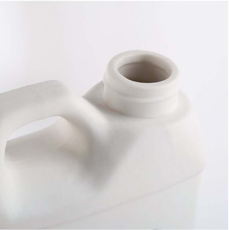 Creative European-Style White Ceramic Vase Decoration Home Ornament TV Cabinet Decoration Porcelain craft Creative European-Style White Ceramic Vase Decoration Home Ornament TV Cabinet Decoration Porcelain craft