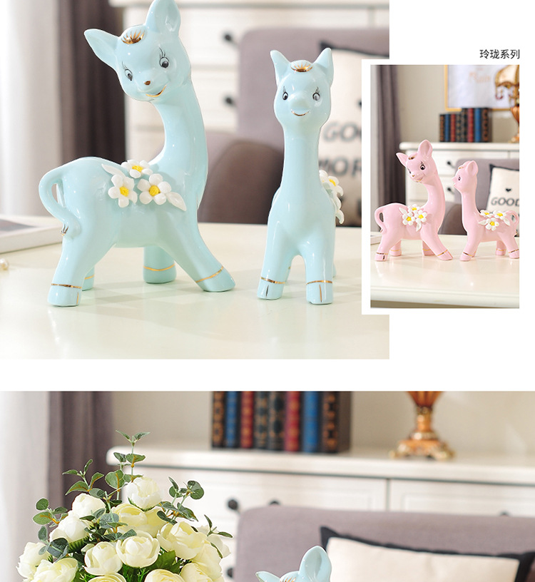 Porcelain craft Decoration Animal Decoration Creative Gift Home Living Room TV Bench for Bedroom Decoration Porcelain craft Decoration Animal Decoration Creative Gift Home Living Room TV Bench for Bedroom Decoration