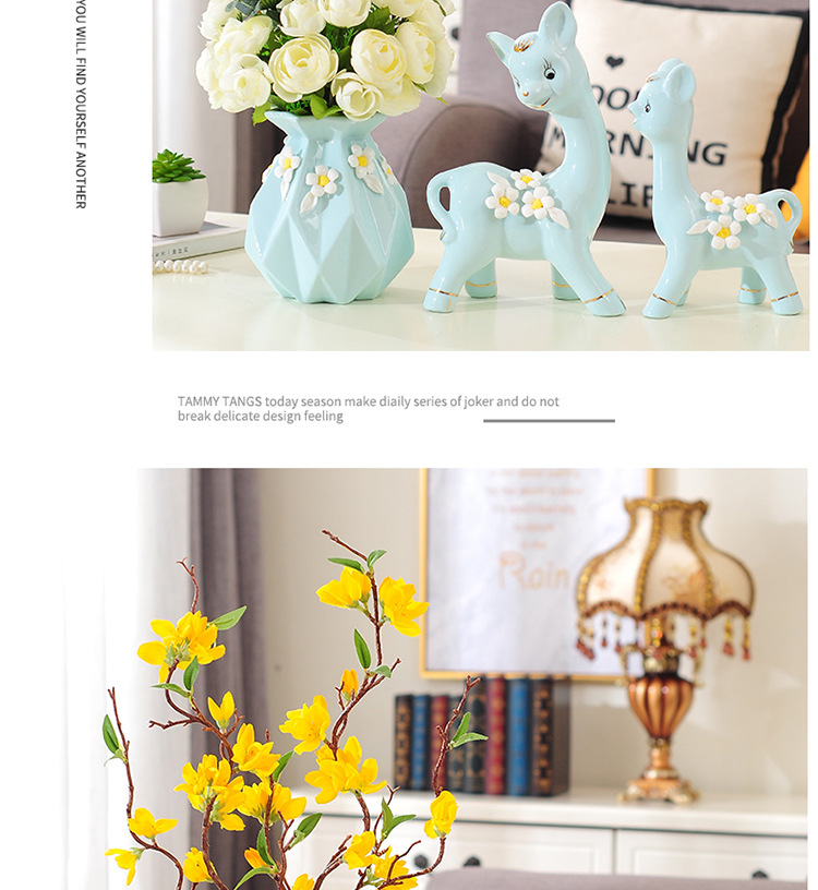 Porcelain craft Decoration Animal Decoration Creative Gift Home Living Room TV Bench for Bedroom Decoration Porcelain craft Decoration Animal Decoration Creative Gift Home Living Room TV Bench for Bedroom Decoration