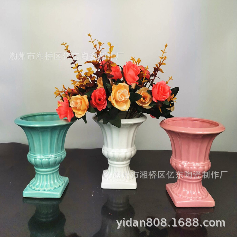 Wholesale Spot All Kinds of Creative Ceramic Crafts Ceramic Vase Flower Arrangement Artificial Porcelain craft Wholesale Spot All Kinds of Creative Ceramic Crafts Ceramic Vase Flower Arrangement Artificial Porcelain craft