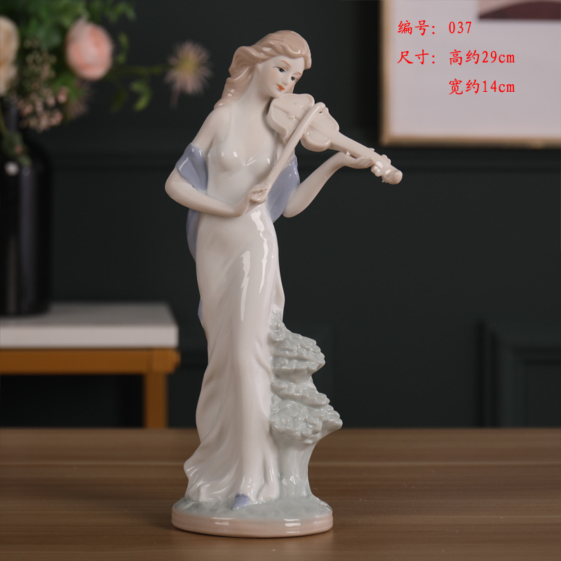 Porcelain craft Beauty Creative Figure Decoration Ceramic Crafts Modern Home Living Room Ornament Bedroom Decorations Porcelain craft Beauty Creative Figure Decoration Ceramic Crafts Modern Home Living Room Ornament Bedroom Decorations