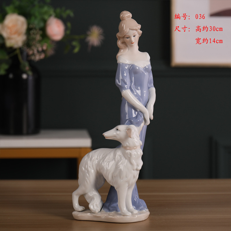 Porcelain craft Beauty Creative Figure Decoration Ceramic Crafts Modern Home Living Room Ornament Bedroom Decorations Porcelain craft Beauty Creative Figure Decoration Ceramic Crafts Modern Home Living Room Ornament Bedroom Decorations