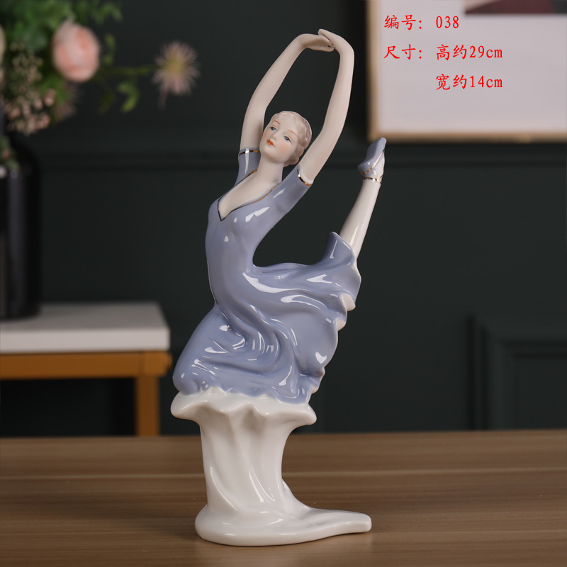 Porcelain craft Beauty Creative Figure Decoration Ceramic Crafts Modern Home Living Room Ornament Bedroom Decorations Porcelain craft Beauty Creative Figure Decoration Ceramic Crafts Modern Home Living Room Ornament Bedroom Decorations