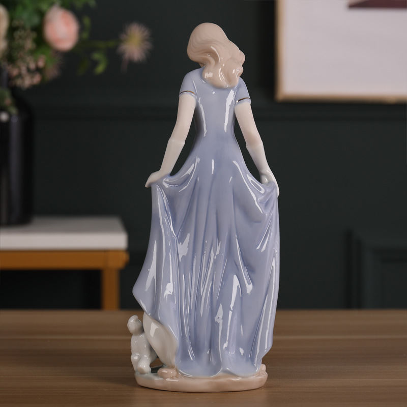 Porcelain craft Beauty Creative Figure Decoration Ceramic Crafts Modern Home Living Room Ornament Bedroom Decorations Porcelain craft Beauty Creative Figure Decoration Ceramic Crafts Modern Home Living Room Ornament Bedroom Decorations