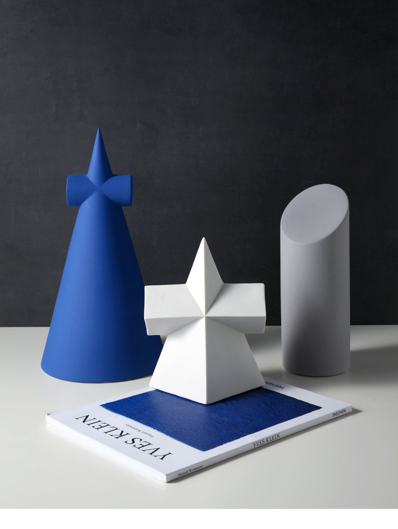 Beihanmei Nordic Ceramic Decoration Geometric Creative Living Room Hallway Porcelain craft Beihanmei Nordic Ceramic Decoration Geometric Creative Living Room Hallway Porcelain craft