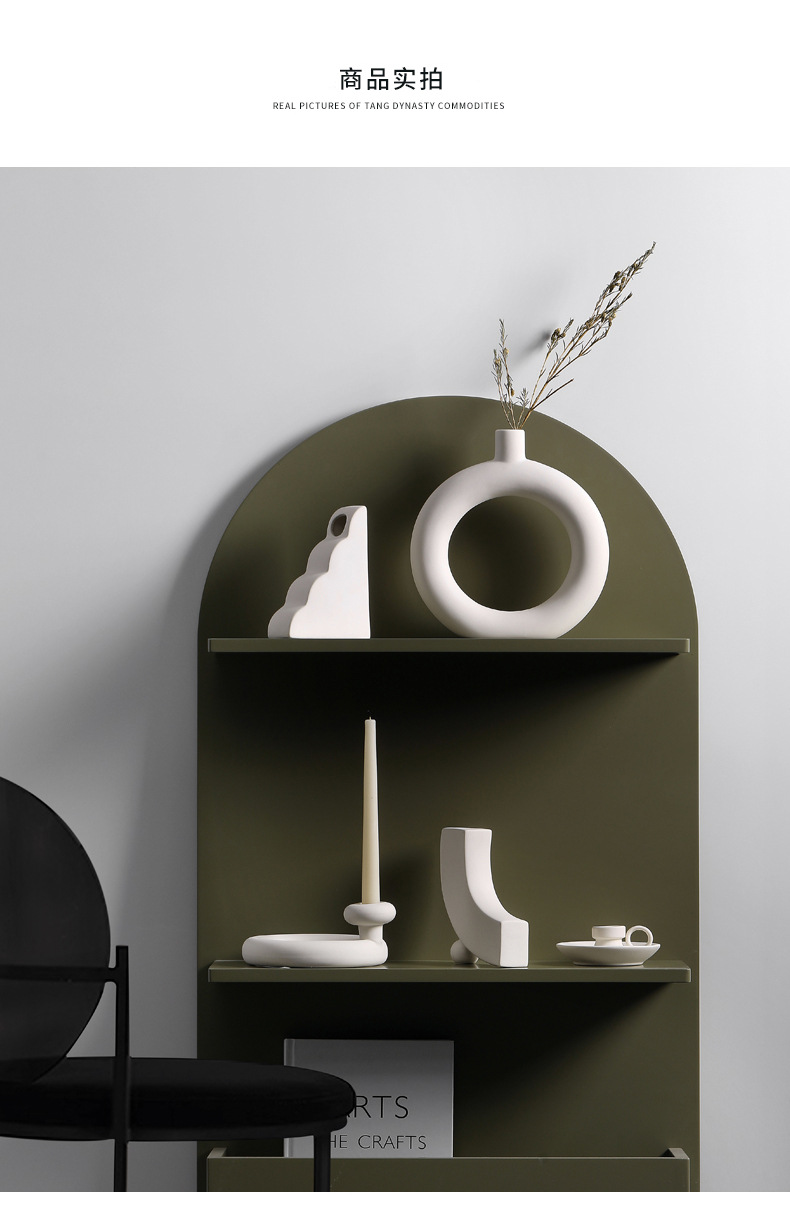 Modern Creative Ceramic Vase Decoration Living Room Wine Cabinet Flower Arrangement Light Porcelain craft Modern Creative Ceramic Vase Decoration Living Room Wine Cabinet Flower Arrangement Light Porcelain craft