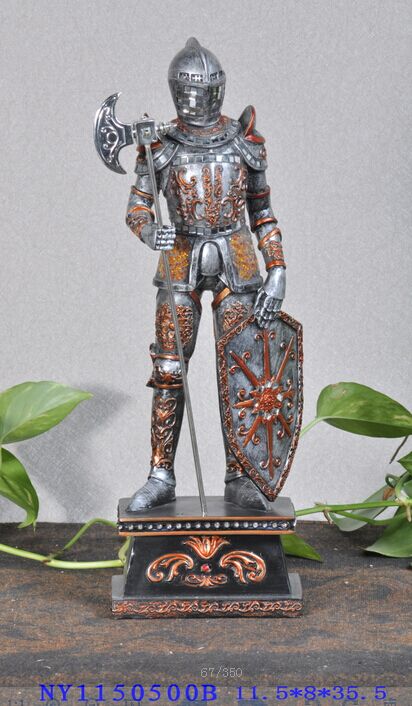 Industrial complex European retro style Roman soldier armor Samurai General home decor crafts display items Industrial complex European retro style Roman soldier armor Samurai General home decor crafts display items