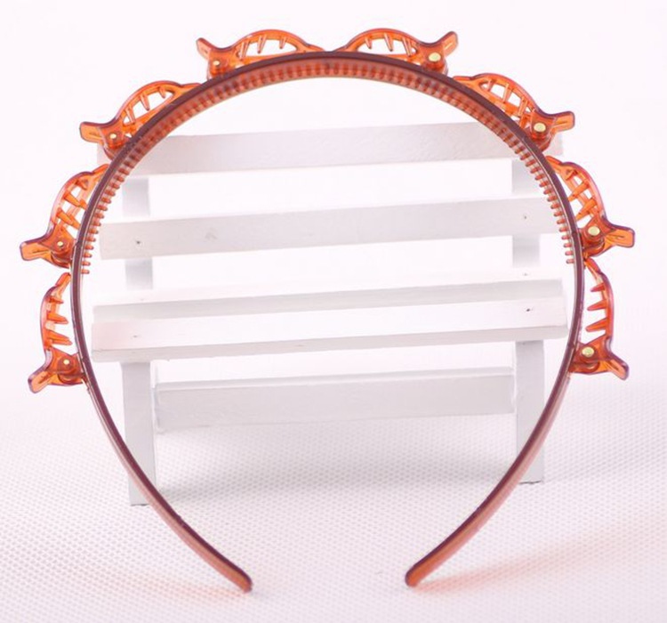 Korean-Style Multi-Layer Hollow Woven Bangs Headband Head Buckle Partition Little Clip Hair Band Fringe Hairpin Headband Korean-Style Multi-Layer Hollow Woven Bangs Headband Head Buckle Partition Little Clip Hair Band Fringe Hairpin Headband