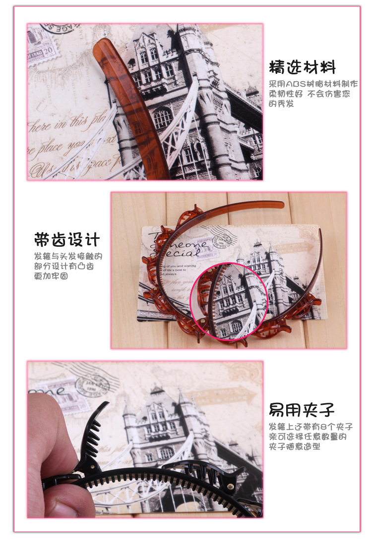 Korean-Style Multi-Layer Hollow Woven Bangs Headband Head Buckle Partition Little Clip Hair Band Fringe Hairpin Headband Korean-Style Multi-Layer Hollow Woven Bangs Headband Head Buckle Partition Little Clip Hair Band Fringe Hairpin Headband