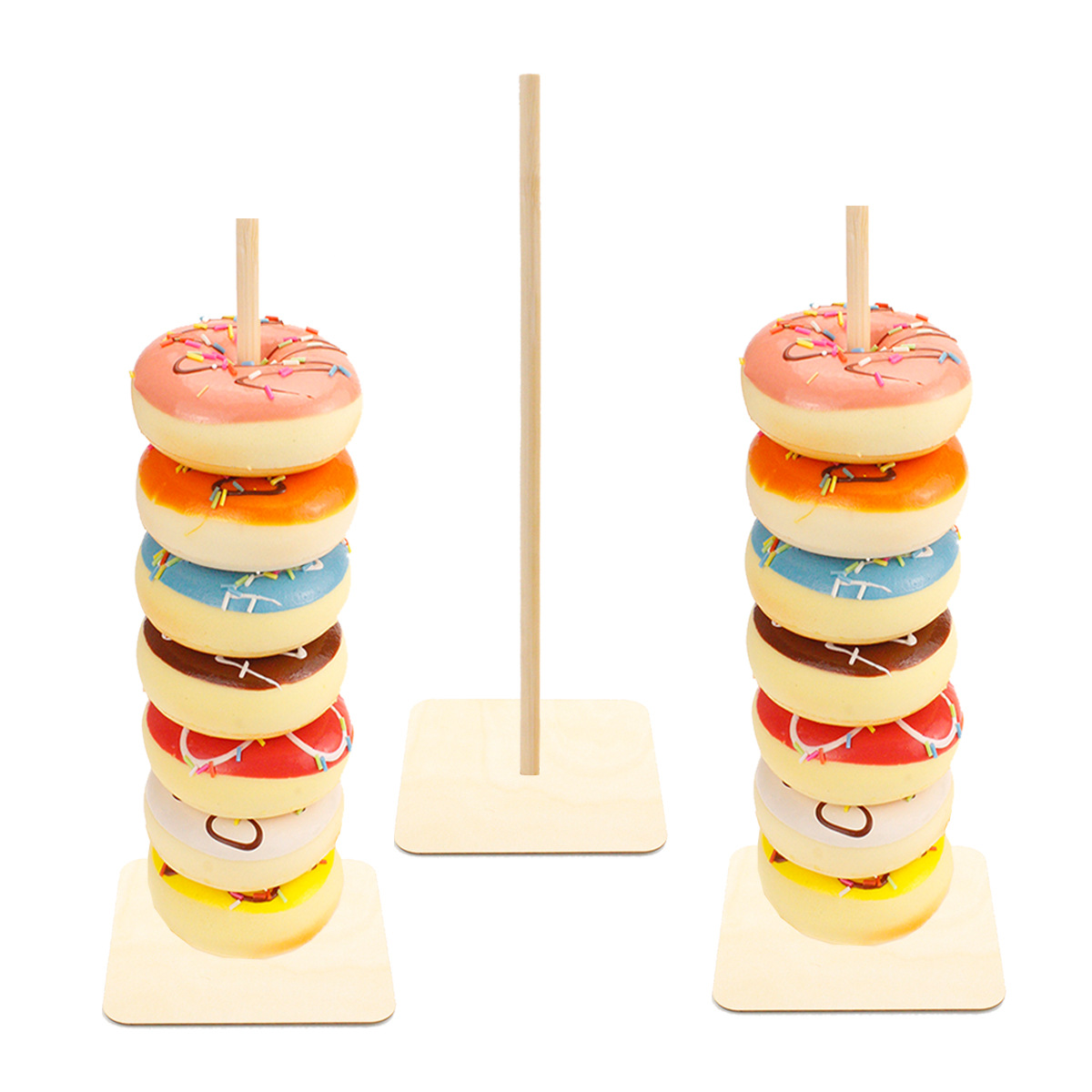 Wooden Donut Shelf Wedding Supplies Decoration Birthday Party Decoration Baby Wood crafts Wooden Donut Shelf Wedding Supplies Decoration Birthday Party Decoration Baby Wood crafts