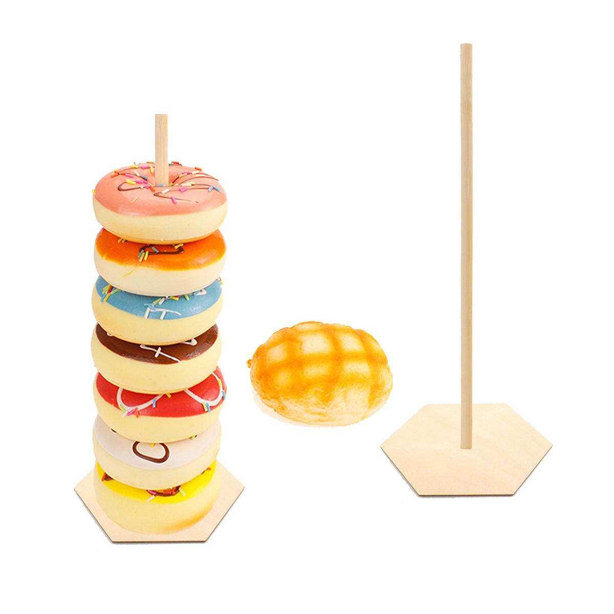 Wooden Donut Shelf Wedding Supplies Decoration Birthday Party Decoration Baby Wood crafts Wooden Donut Shelf Wedding Supplies Decoration Birthday Party Decoration Baby Wood crafts