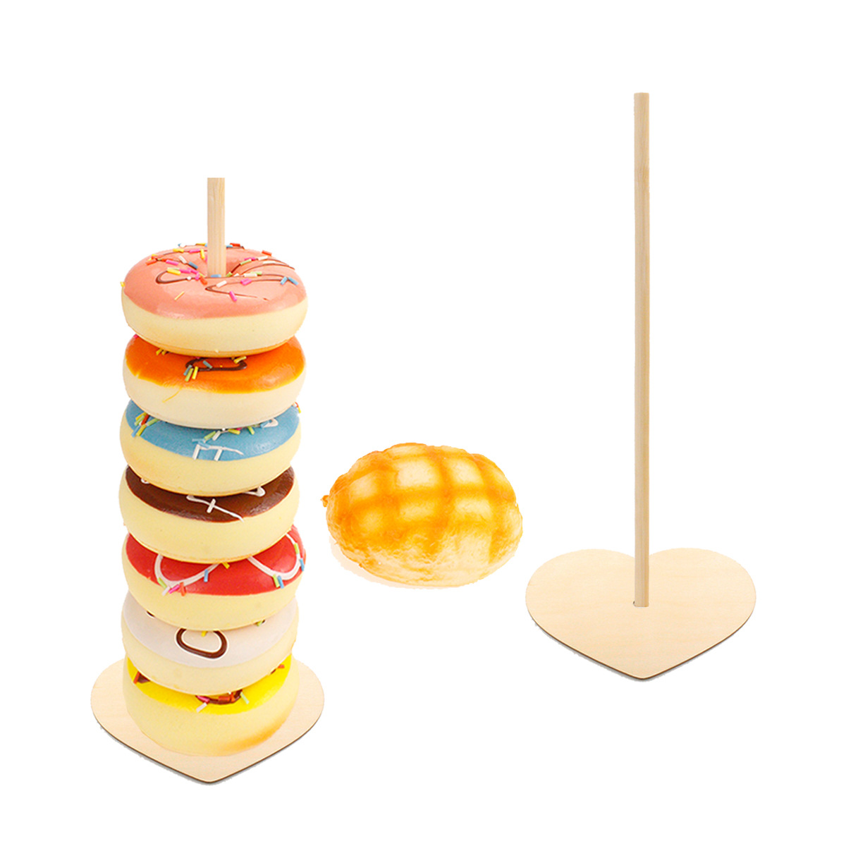 Wooden Donut Shelf Wedding Supplies Decoration Birthday Party Decoration Baby Wood crafts Wooden Donut Shelf Wedding Supplies Decoration Birthday Party Decoration Baby Wood crafts